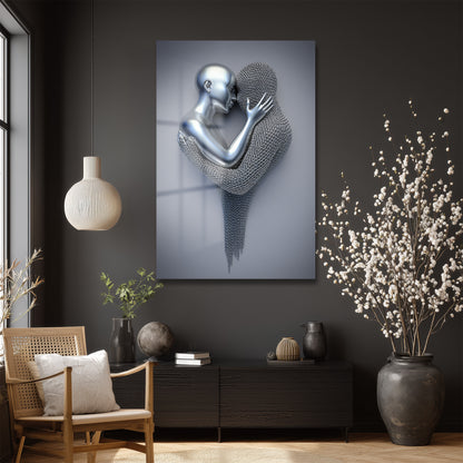 DEKORATİF DİKEY CAM TABLO - TT3391