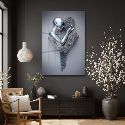 DEKORATİF DİKEY CAM TABLO - TT3391