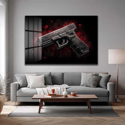 DEKORATİF YATAY CAM TABLO - TT3213