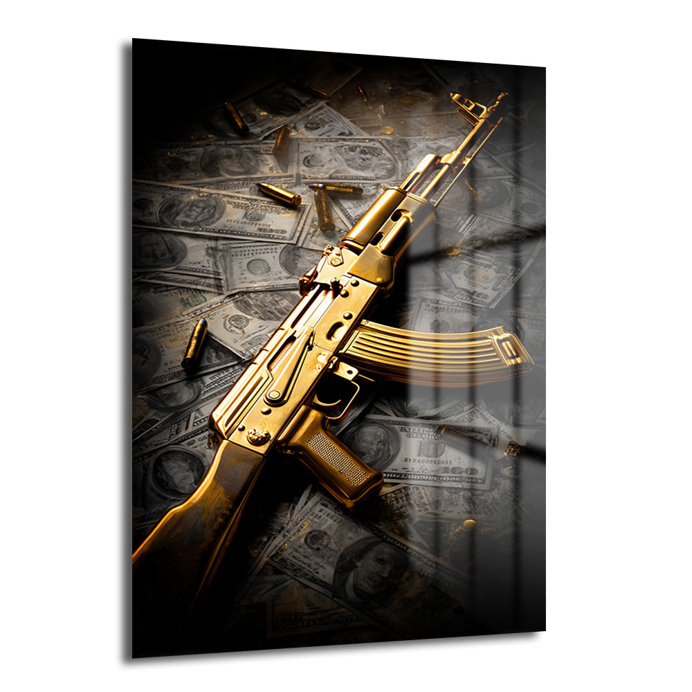 DEKORATİF DİKEY CAM TABLO - TT3374