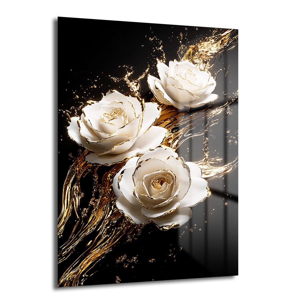 DEKORATİF DİKEY CAM TABLO - TT3377