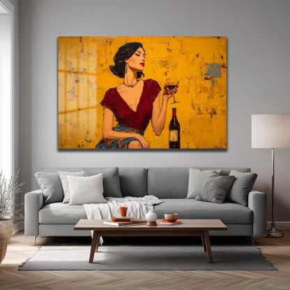 DEKORATİF YATAY CAM TABLO - TT3217