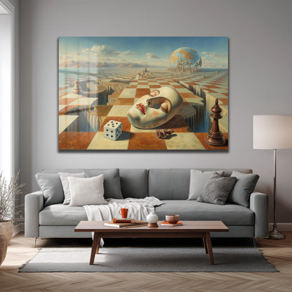 DEKORATİF YATAY CAM TABLO - TT3219