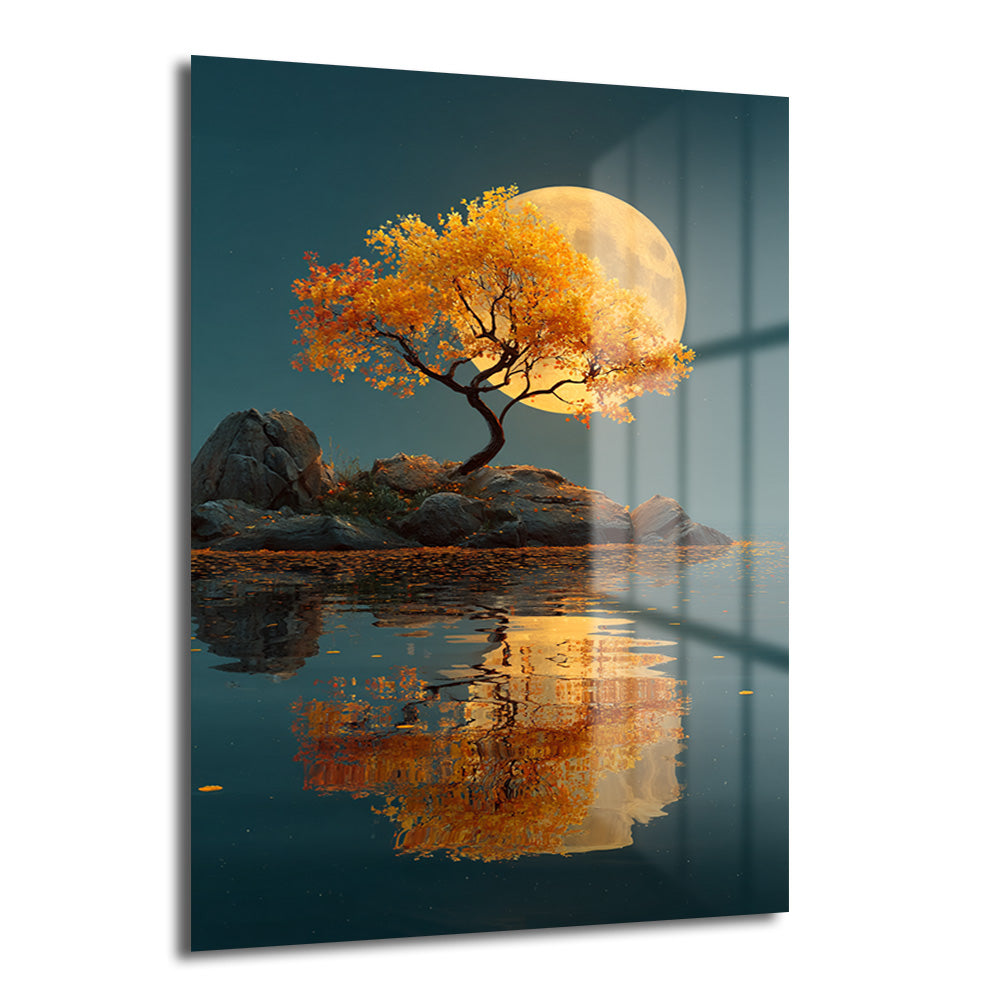 DEKORATİF DİKEY CAM TABLO - TT3380