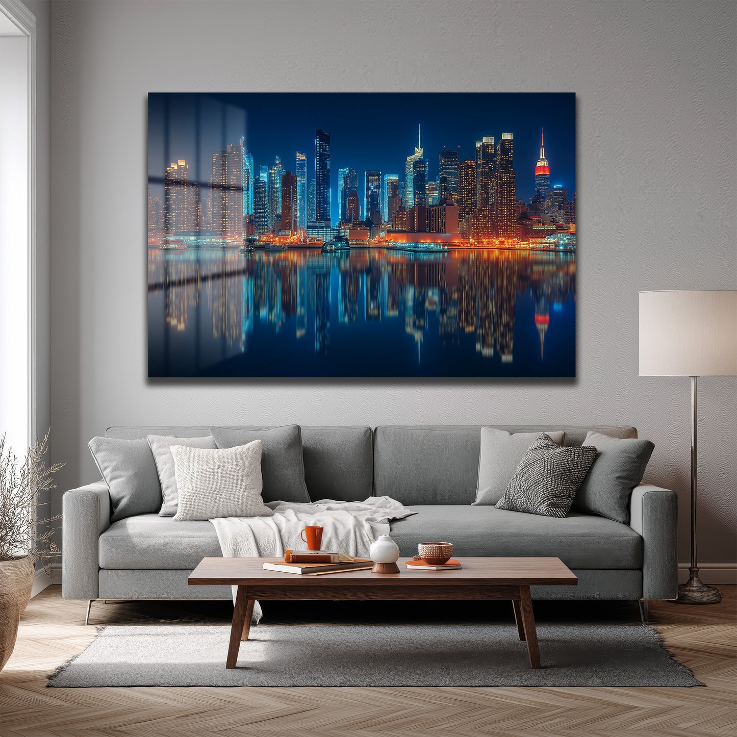 DEKORATİF YATAY CAM TABLO - TT3220