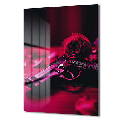 DEKORATİF DİKEY CAM TABLO - TT3326