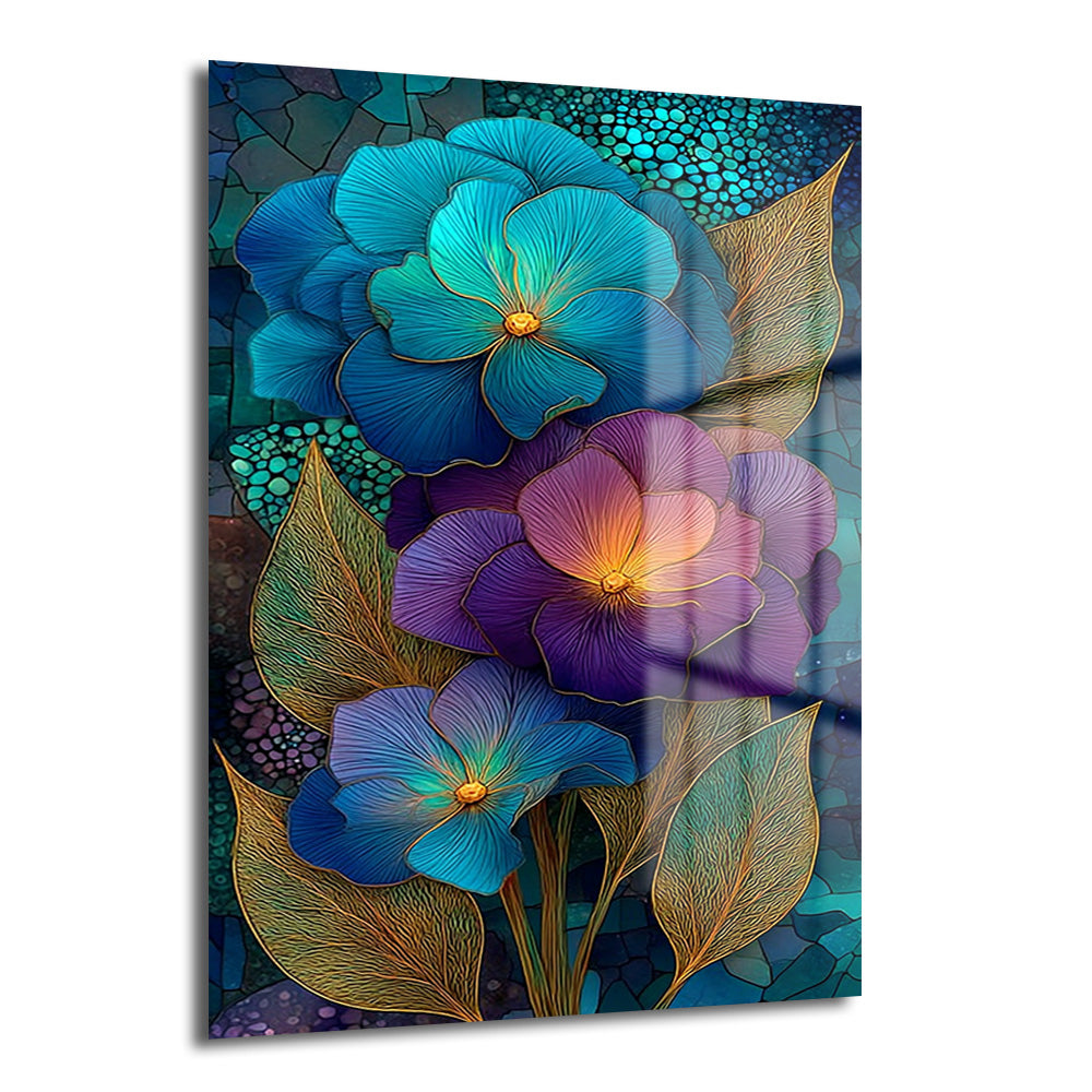 DEKORATİF DİKEY CAM TABLO - TT3455