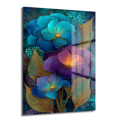 DEKORATİF DİKEY CAM TABLO - TT3455