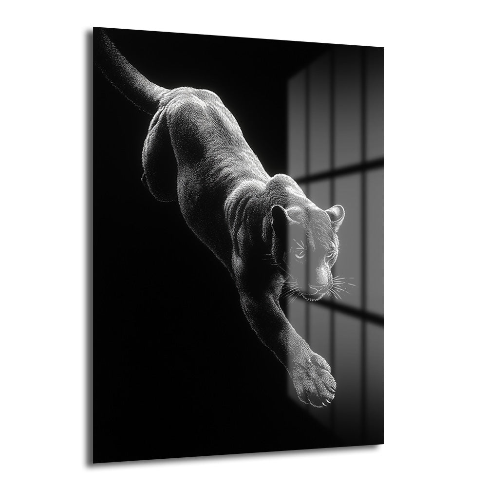 DEKORATİF DİKEY CAM TABLO - TT3389