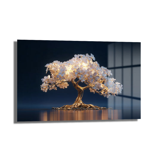 DEKORATİF YATAY CAM TABLO - TT3166