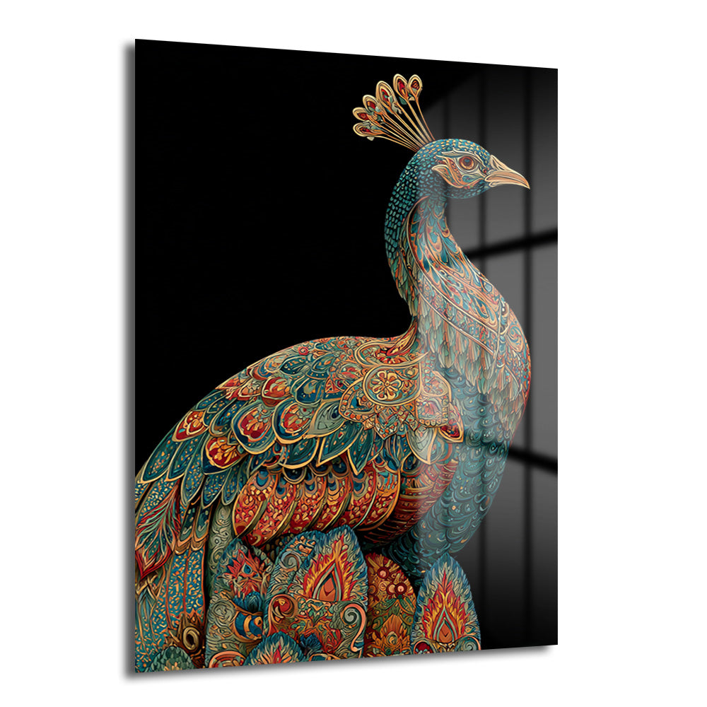 DEKORATİF DİKEY CAM TABLO - TT3393