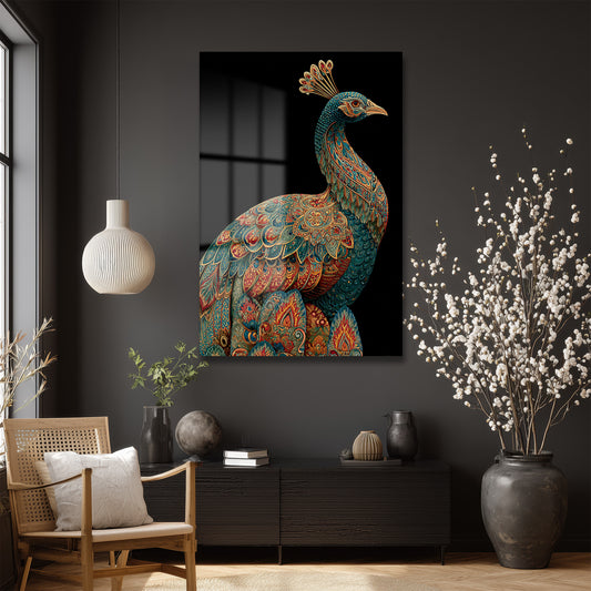 DEKORATİF DİKEY CAM TABLO - TT3393