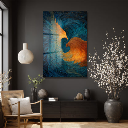 DEKORATİF DİKEY CAM TABLO - TT3465