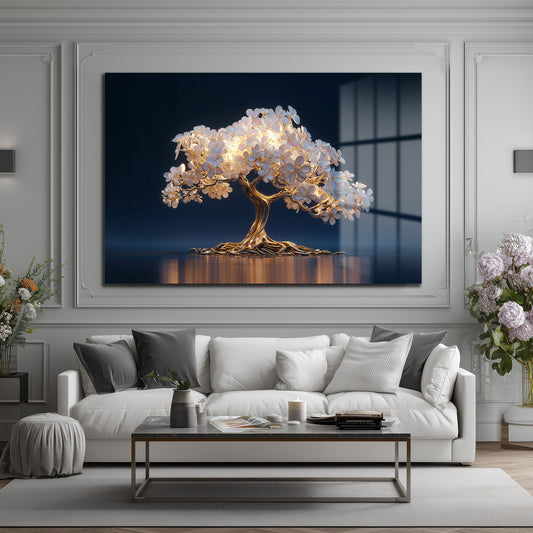 DEKORATİF YATAY CAM TABLO - TT3166