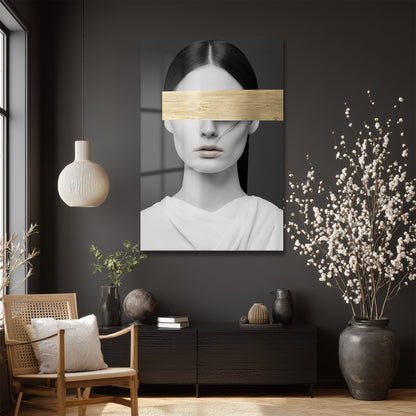 DEKORATİF DİKEY CAM TABLO - TT3357