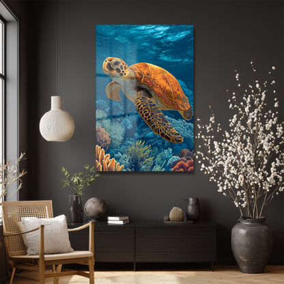 DEKORATİF DİKEY CAM TABLO - TT3429