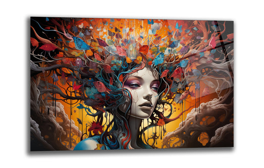 DEKORATİF YATAY CAM TABLO - TT0067