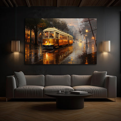 DEKORATİF YATAY CAM TABLO - TT0386