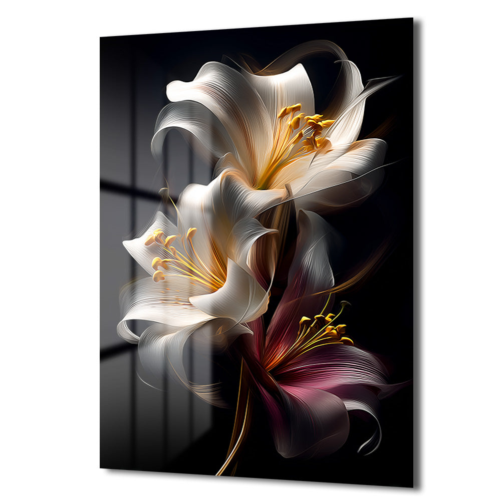 DEKORATİF DİKEY CAM TABLO - TT3335