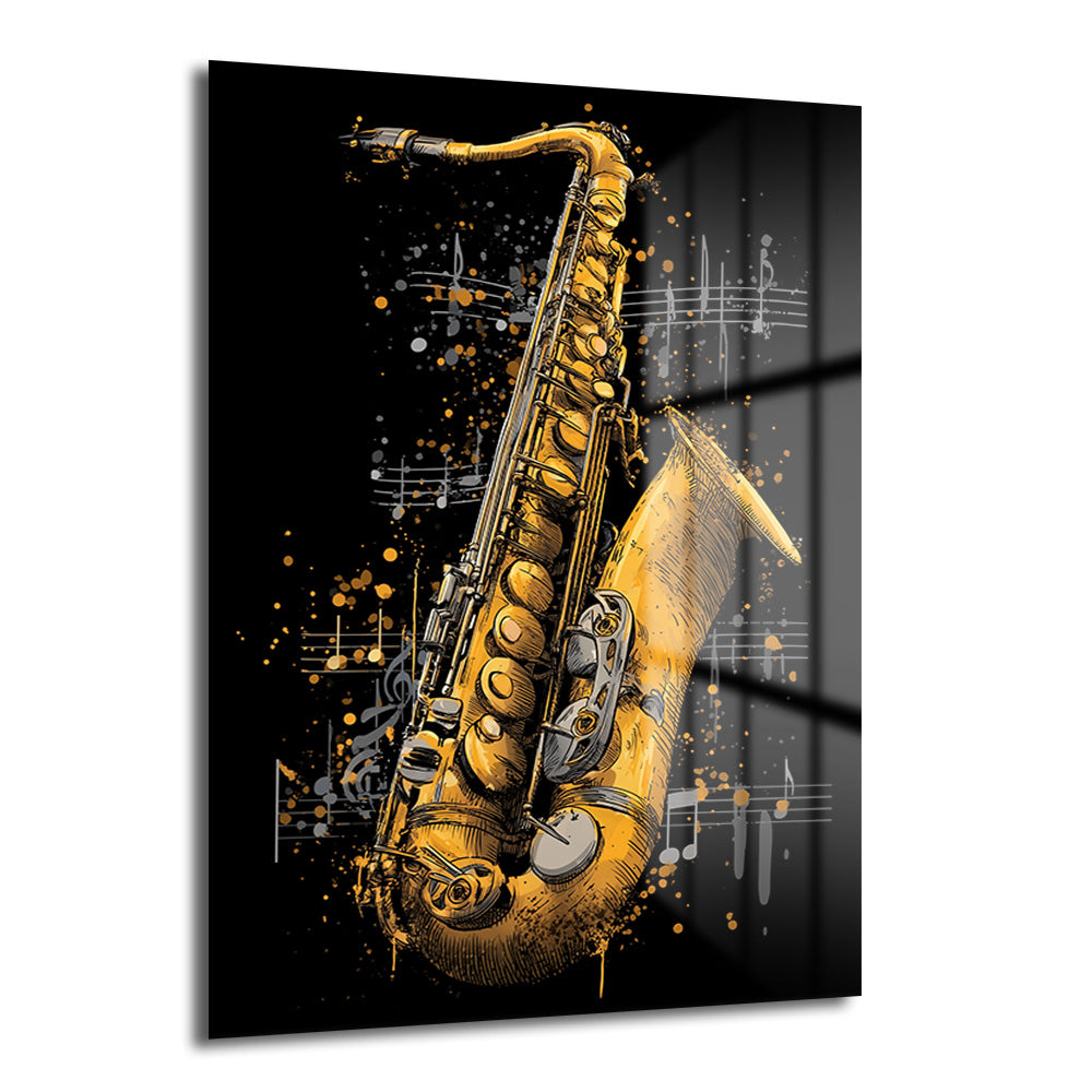 DEKORATİF DİKEY CAM TABLO - TT3463