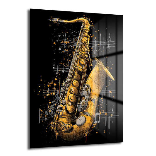 DEKORATİF DİKEY CAM TABLO - TT3463