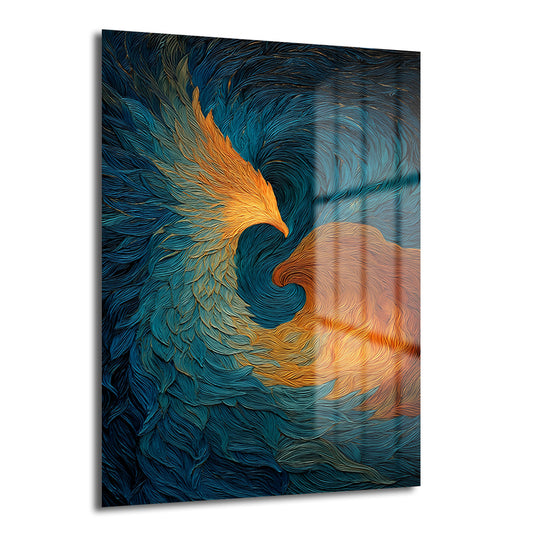 DEKORATİF DİKEY CAM TABLO - TT3465