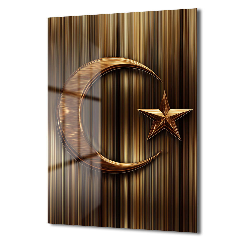 DEKORATİF DİKEY CAM TABLO - TT3339