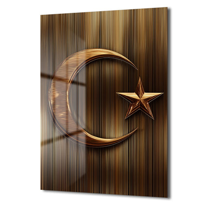 DEKORATİF DİKEY CAM TABLO - TT3339