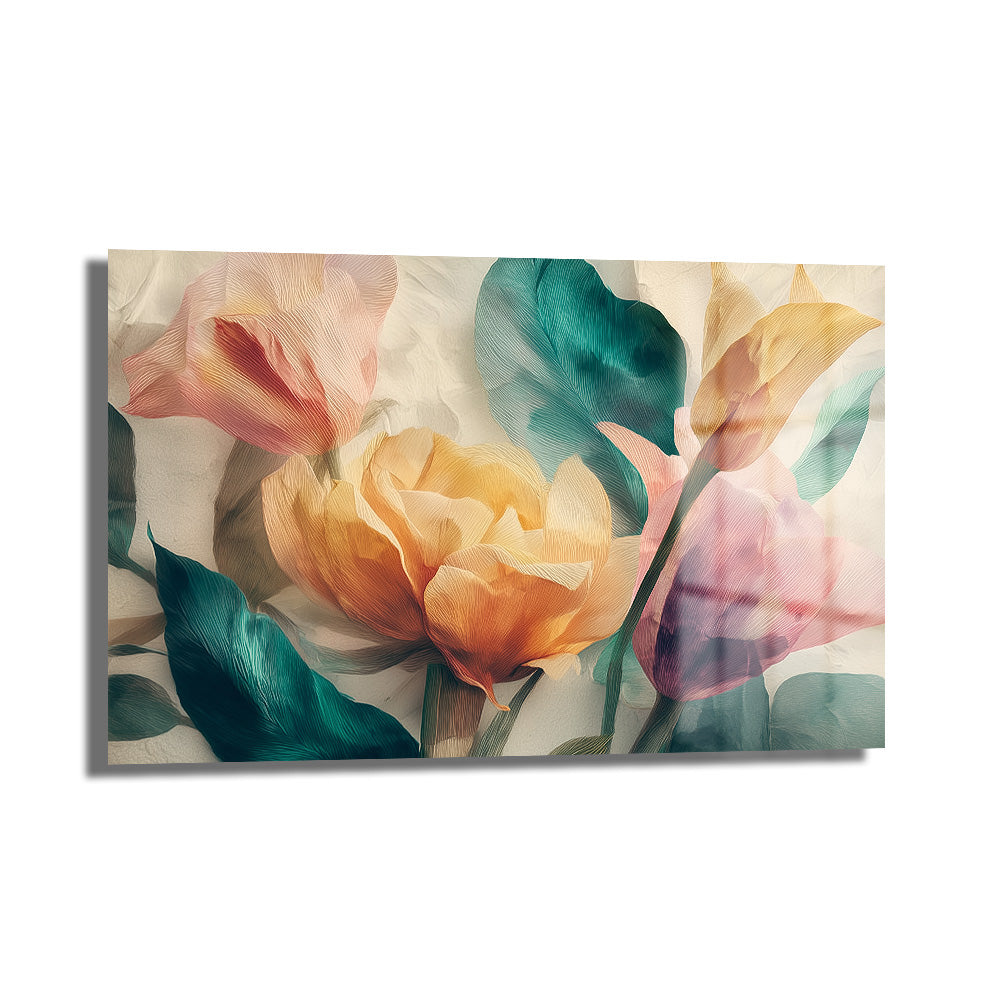 DEKORATİF YATAY CAM TABLO - TT3175