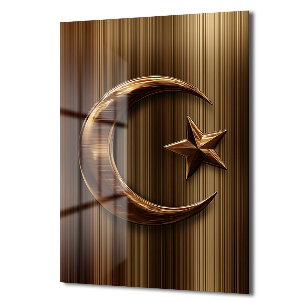 DEKORATİF DİKEY CAM TABLO - TT3344