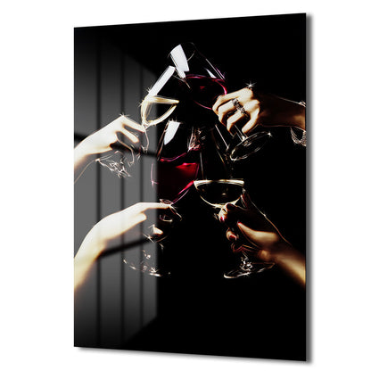 DEKORATİF DİKEY CAM TABLO - TT3345