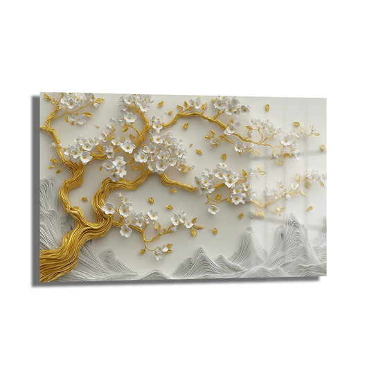 DEKORATİF YATAY CAM TABLO - TT3179