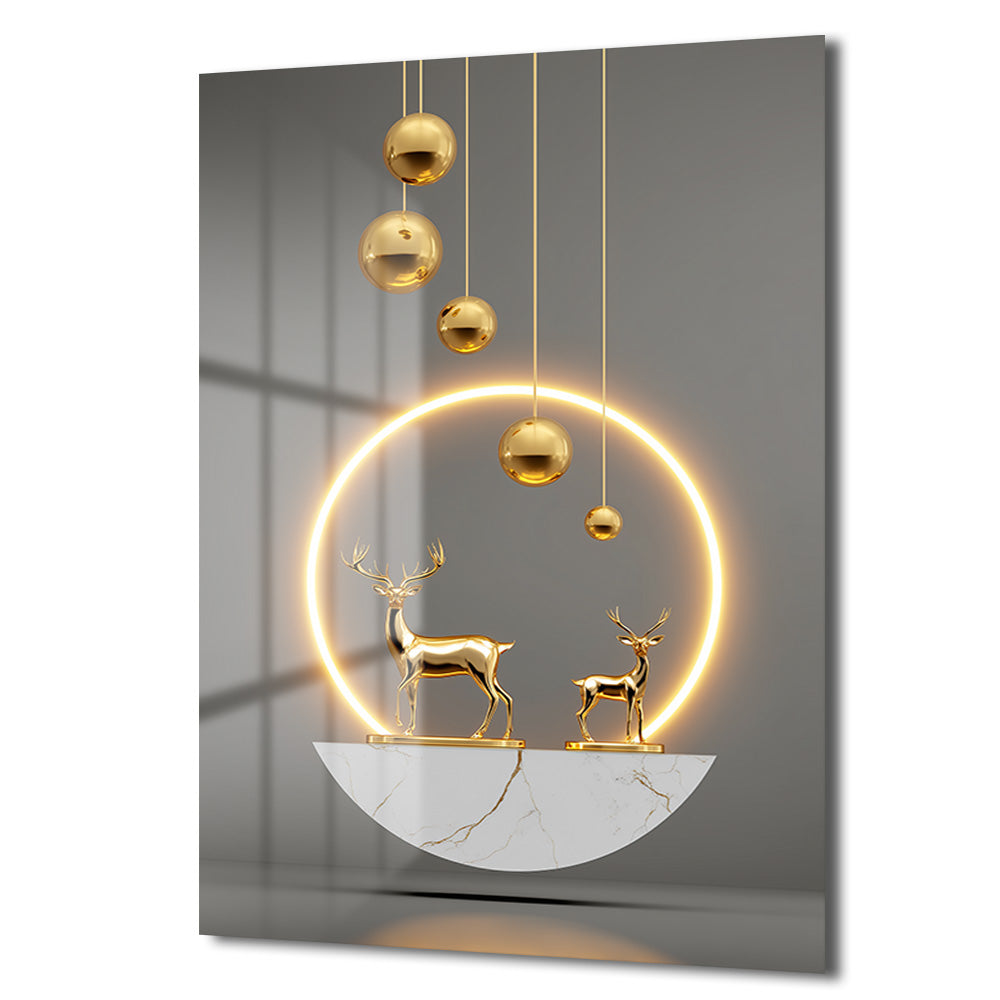 DEKORATİF DİKEY CAM TABLO - TT3347