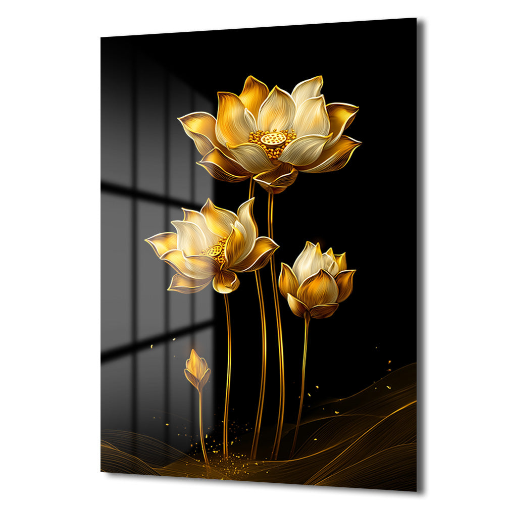 DEKORATİF DİKEY CAM TABLO - TT3349