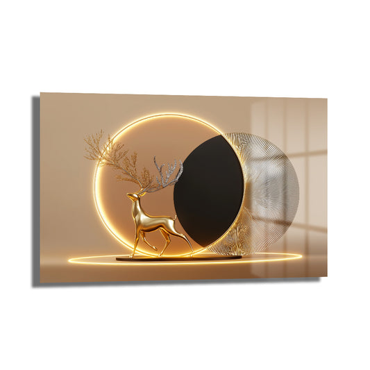 DEKORATİF YATAY CAM TABLO - TT3185