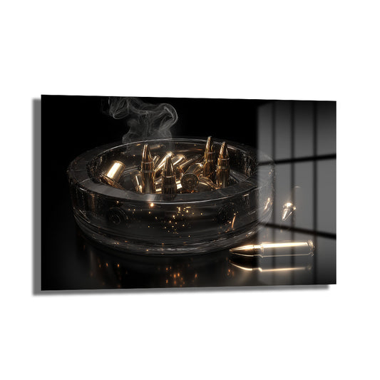 DEKORATİF YATAY CAM TABLO - TT3187