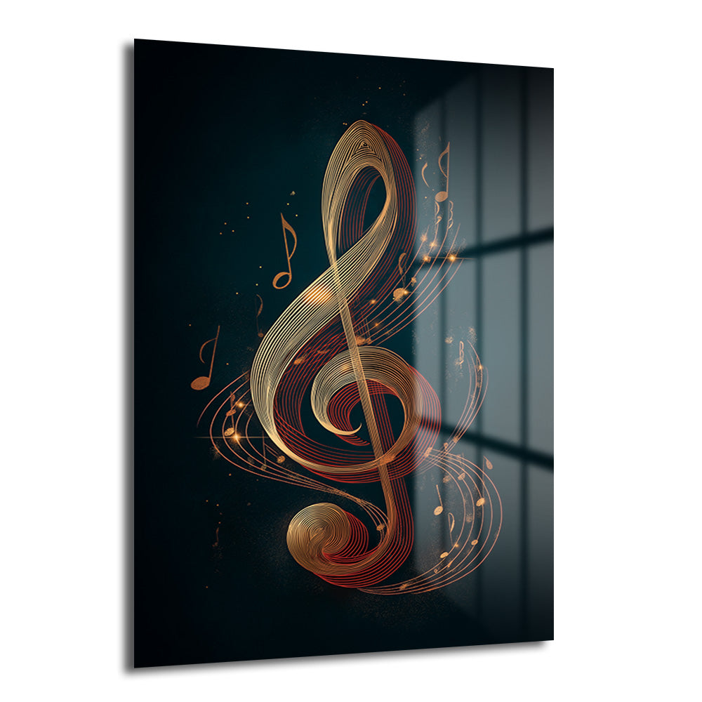 DEKORATİF DİKEY CAM TABLO - TT3485