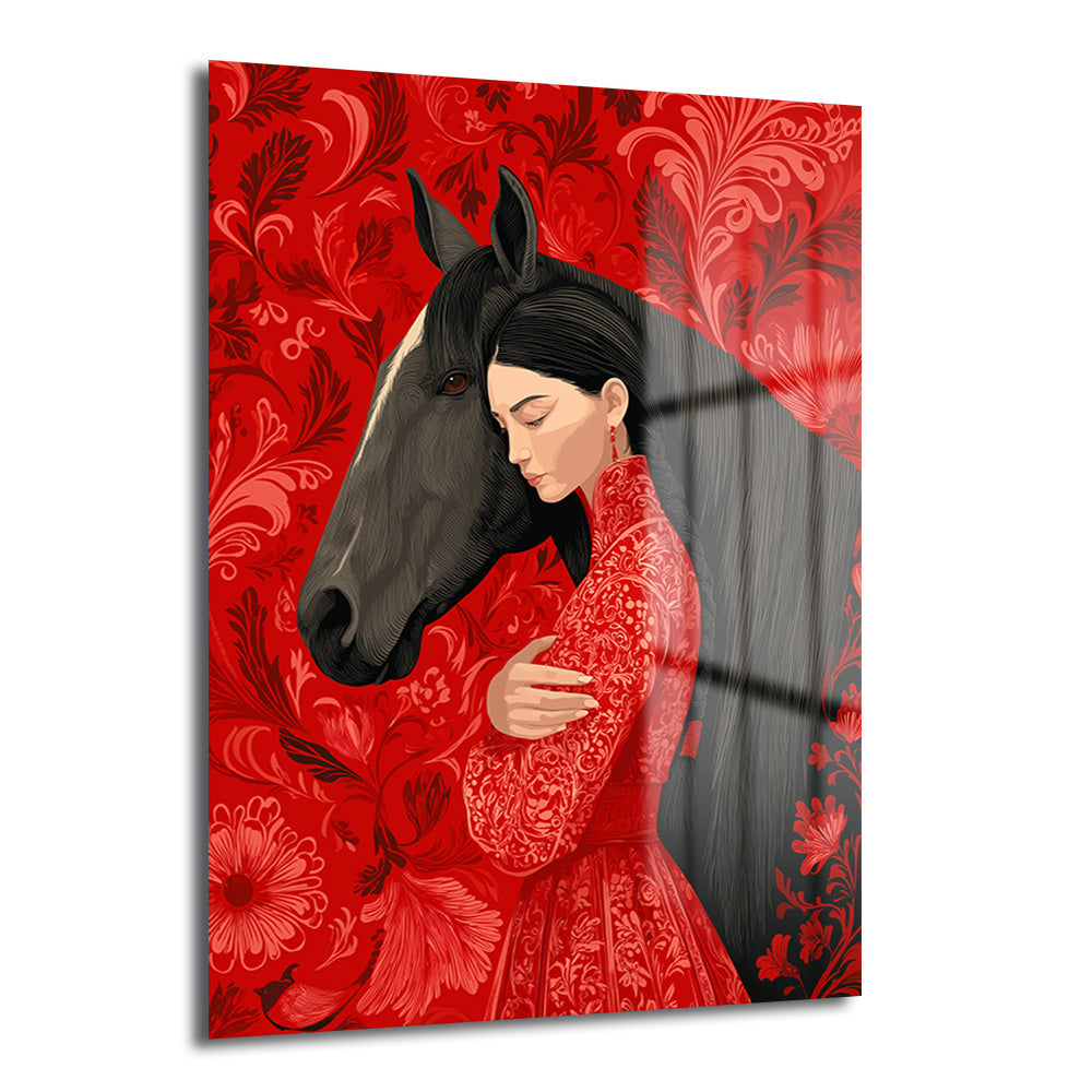 DEKORATİF DİKEY CAM TABLO - TT3487