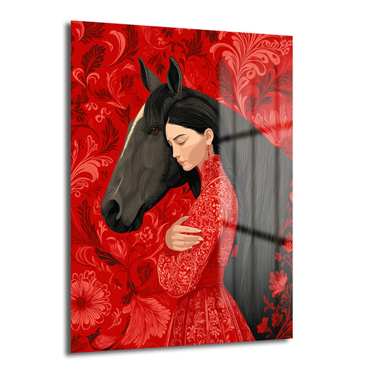 DEKORATİF DİKEY CAM TABLO - TT3487