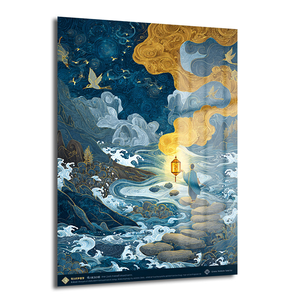 DEKORATİF DİKEY CAM TABLO - TT3492