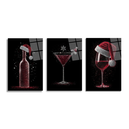 ÜÇLÜ DİKEY CAM TABLO SETİ - TT4117