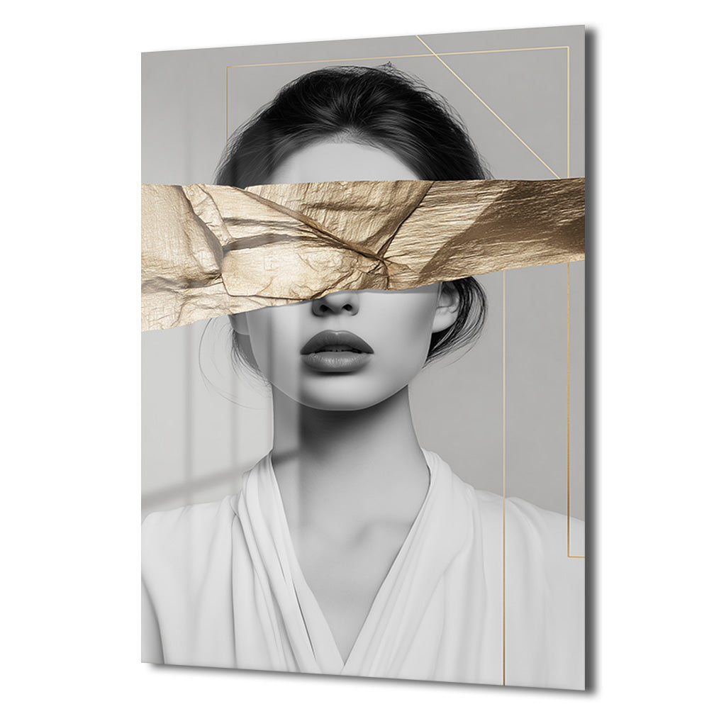 DEKORATİF DİKEY CAM TABLO - TT3356