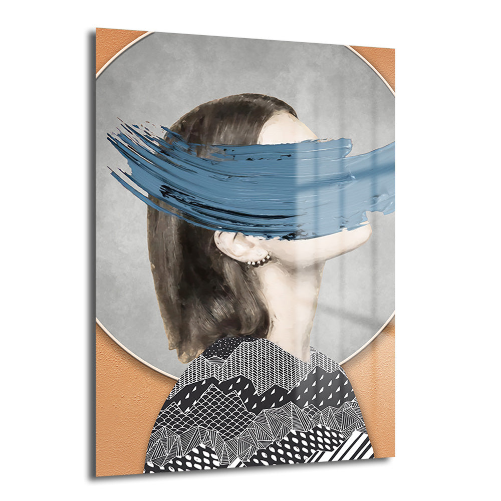 DEKORATİF DİKEY CAM TABLO - TT3498