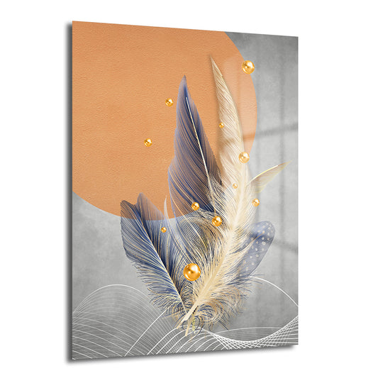 DEKORATİF DİKEY CAM TABLO - TT3499