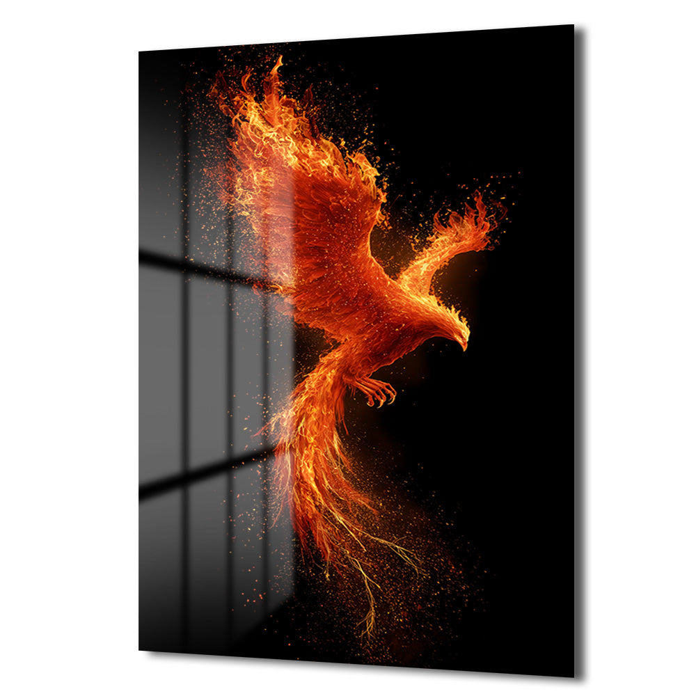 DEKORATİF DİKEY CAM TABLO - TT3362