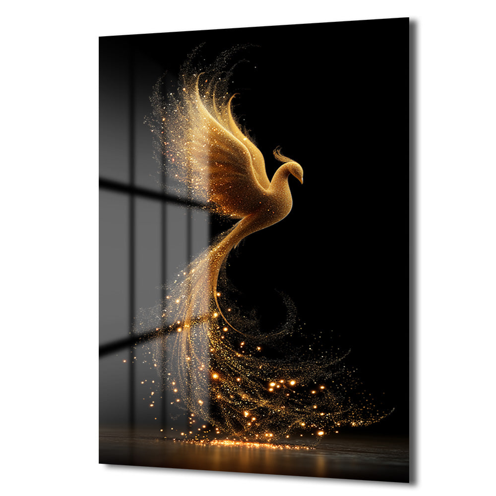 DEKORATİF DİKEY CAM TABLO - TT3363