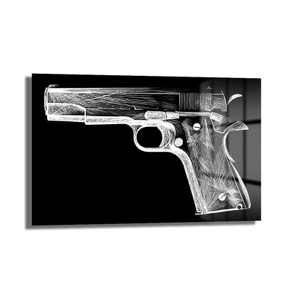 DEKORATİF YATAY CAM TABLO - TT3210