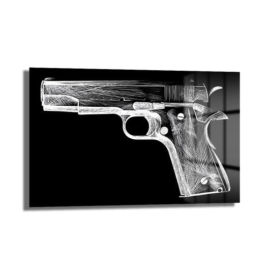 DEKORATİF YATAY CAM TABLO - TT3210