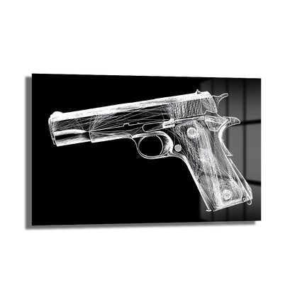 DEKORATİF YATAY CAM TABLO - TT3211