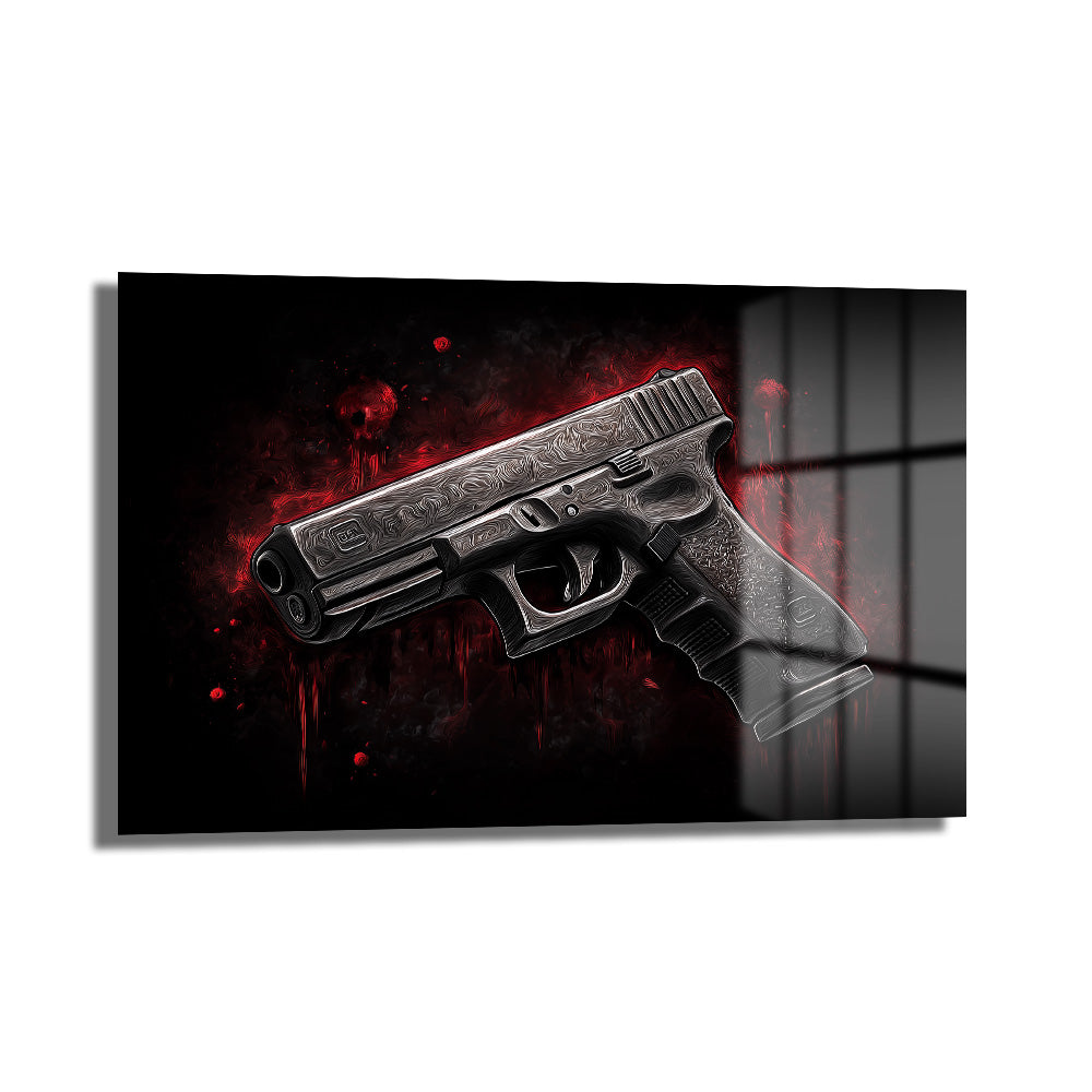 DEKORATİF YATAY CAM TABLO - TT3213